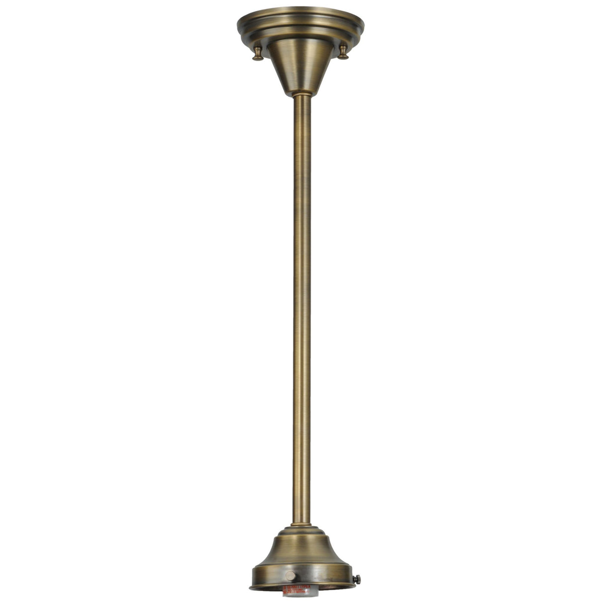 Close-up of brass hardware supporting the Jeweled Beehive Mini Pendant.