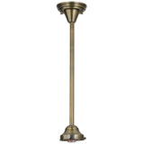 Close-up of brass hardware supporting the Jeweled Beehive Mini Pendant.