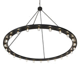 Bottom angle showing circular bulb arrangement and central support structure.