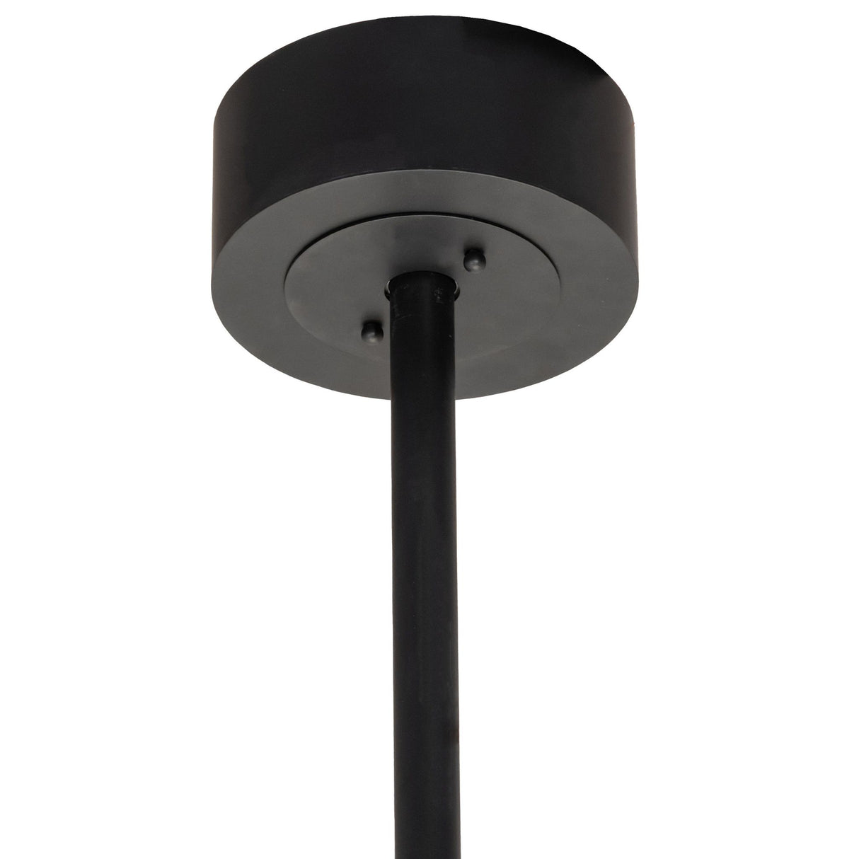 Ceiling canopy and suspension mounting detail of loxley 24 light chandelier.