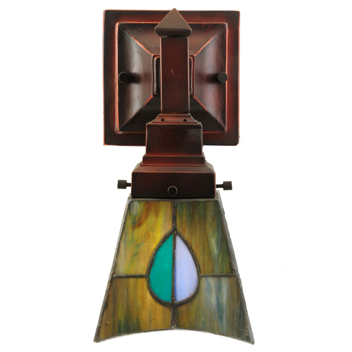 Front view of the Mackintosh Leaf Wall Sconce.