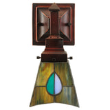 Front view of the Mackintosh Leaf Wall Sconce.