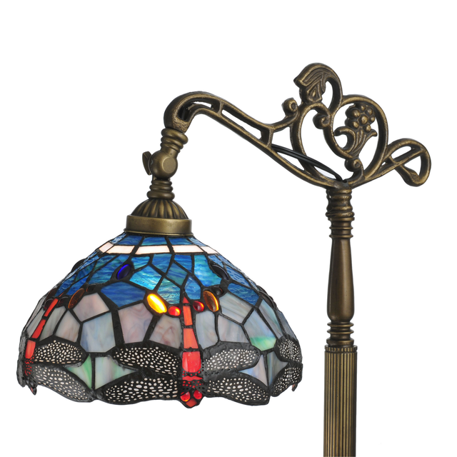 Tall 63 inch mahogany bronze floor lamp base with classic decorative detailing.