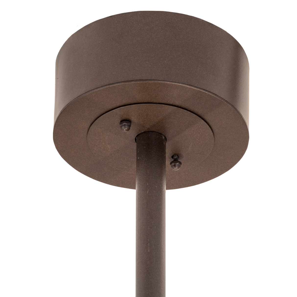 Ceiling canopy detail in Cafe Noir finish.