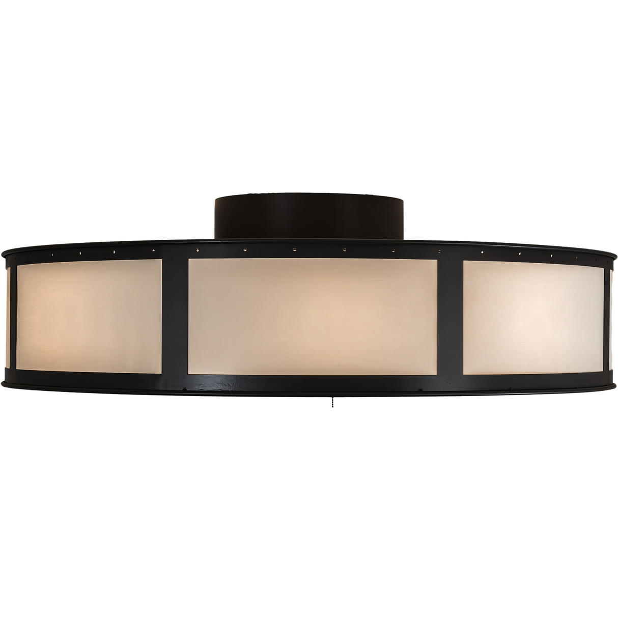 Smythe Craftsman Chandel-Air side view showing sleek bronze finish.