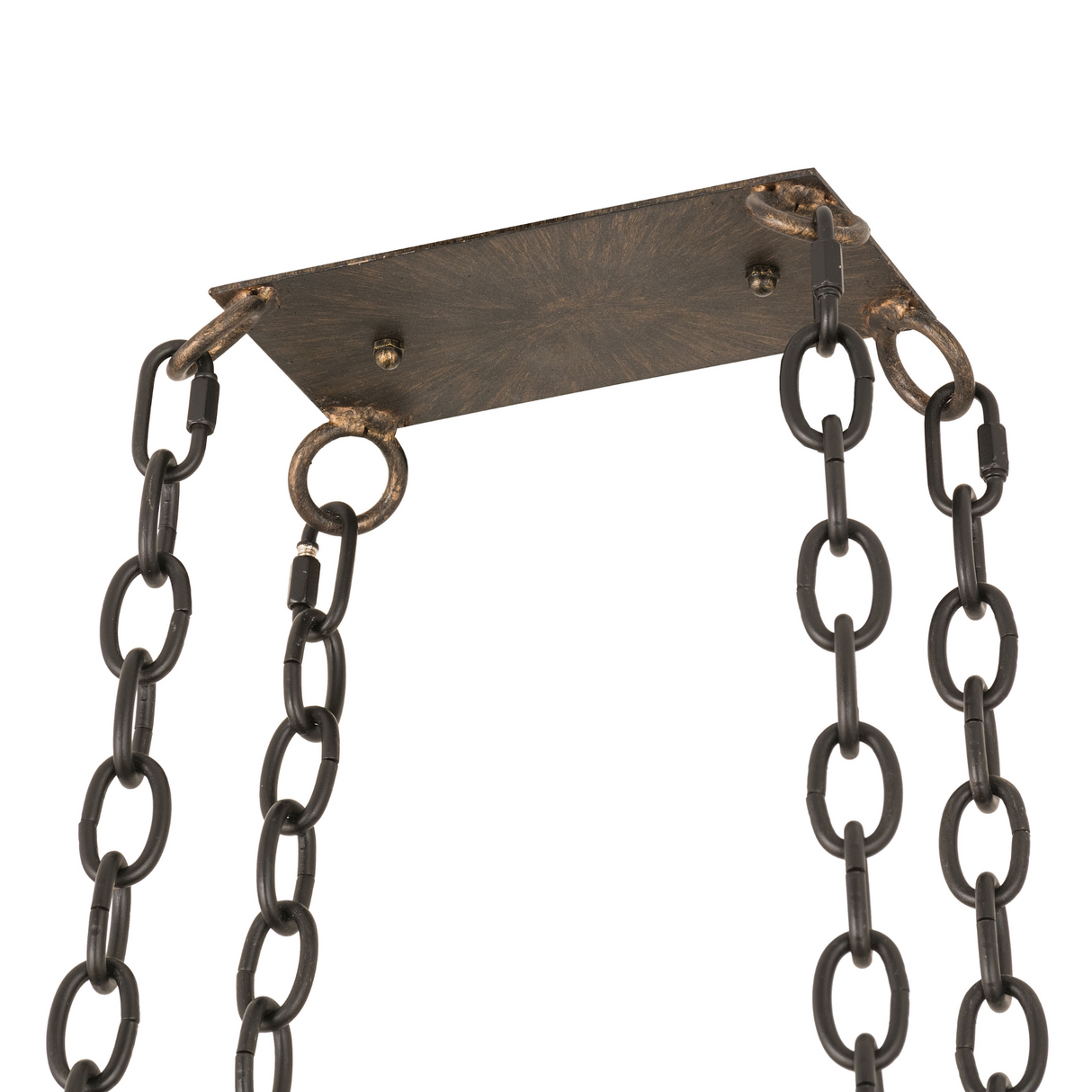 Ceiling canopy and hanging chains of Neo pot rack.