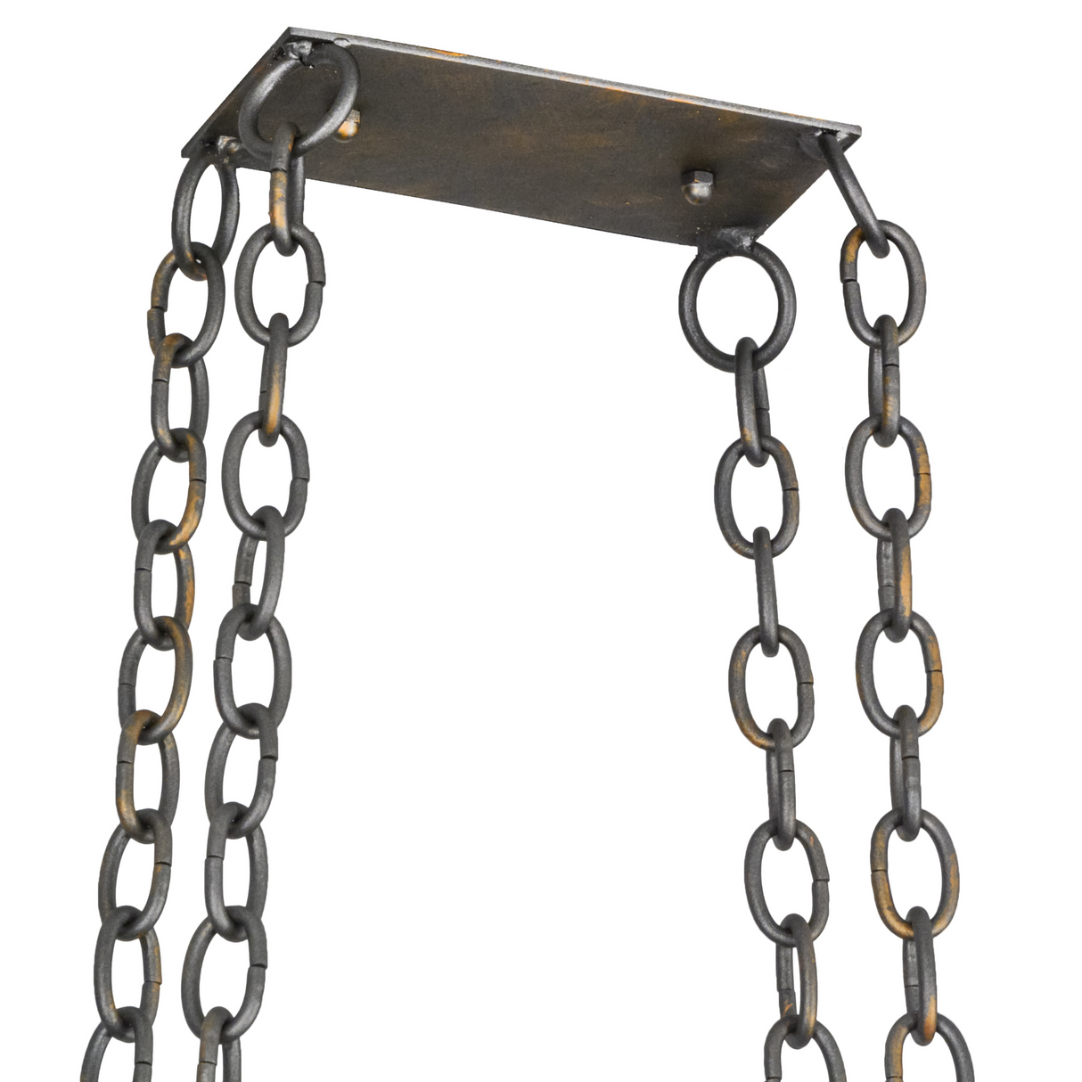 Ceiling chain mount and hardware of Neo pot rack.