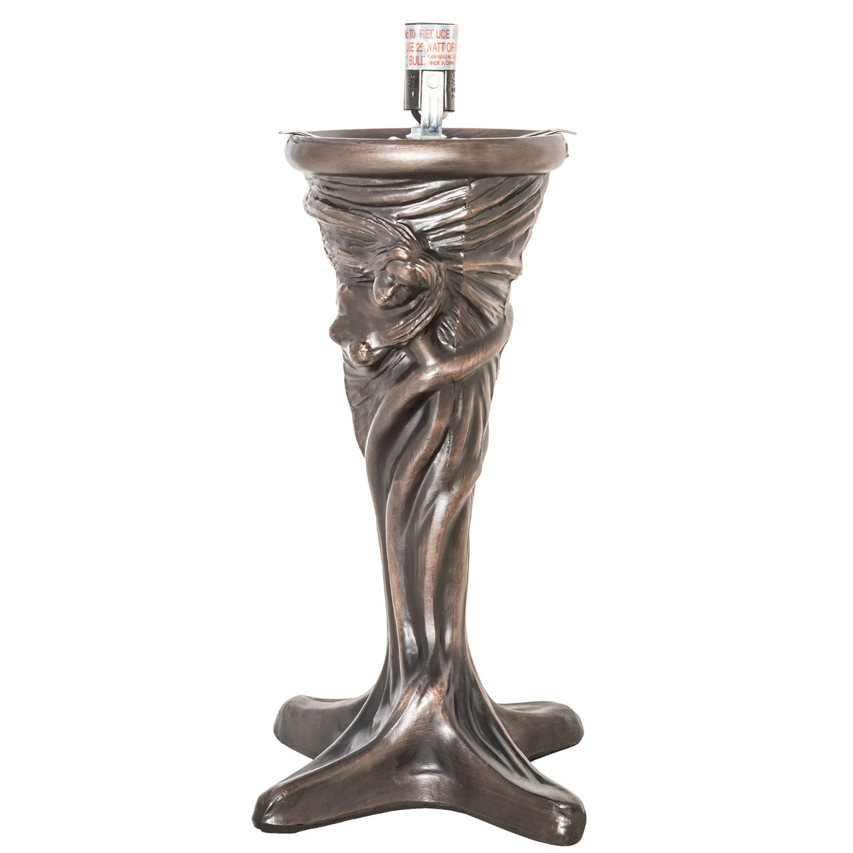 Detailed view of the unique Dryad base of the Nuevo Mission Mini Lamp.
