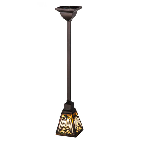 Angled view highlighting the craftsmanship of Nuevo Mission mini pendant.