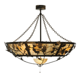 Side view of Oak Branch Chandel-Air with warm amber glow.