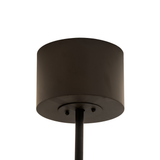 Canopy closeup view showing clean cylindrical ceiling mount design.