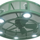 Close-up of fan blades and mesh detail on Paloma Golpe Chandel-Air.