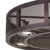 Close-up lit view of Paloma Golpe Chandel-Air highlighting mesh texture and lights.