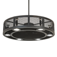 Paloma Golpe Chandel-Air with LED lights on, front view.