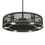 Paloma Golpe Chandel-Air with LED lights on, front view.