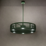 Illuminated Paloma Golpe Chandel-Air in ambient room setting.