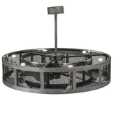 Lit chandel-air viewed from above showing uplight design.