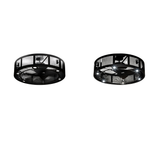 Comparison of Paloma Golpe Chandel-Air lighting effects in room.