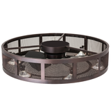 Top angle view of Paloma Golpe Chandel-Air revealing internal fan and frame.
