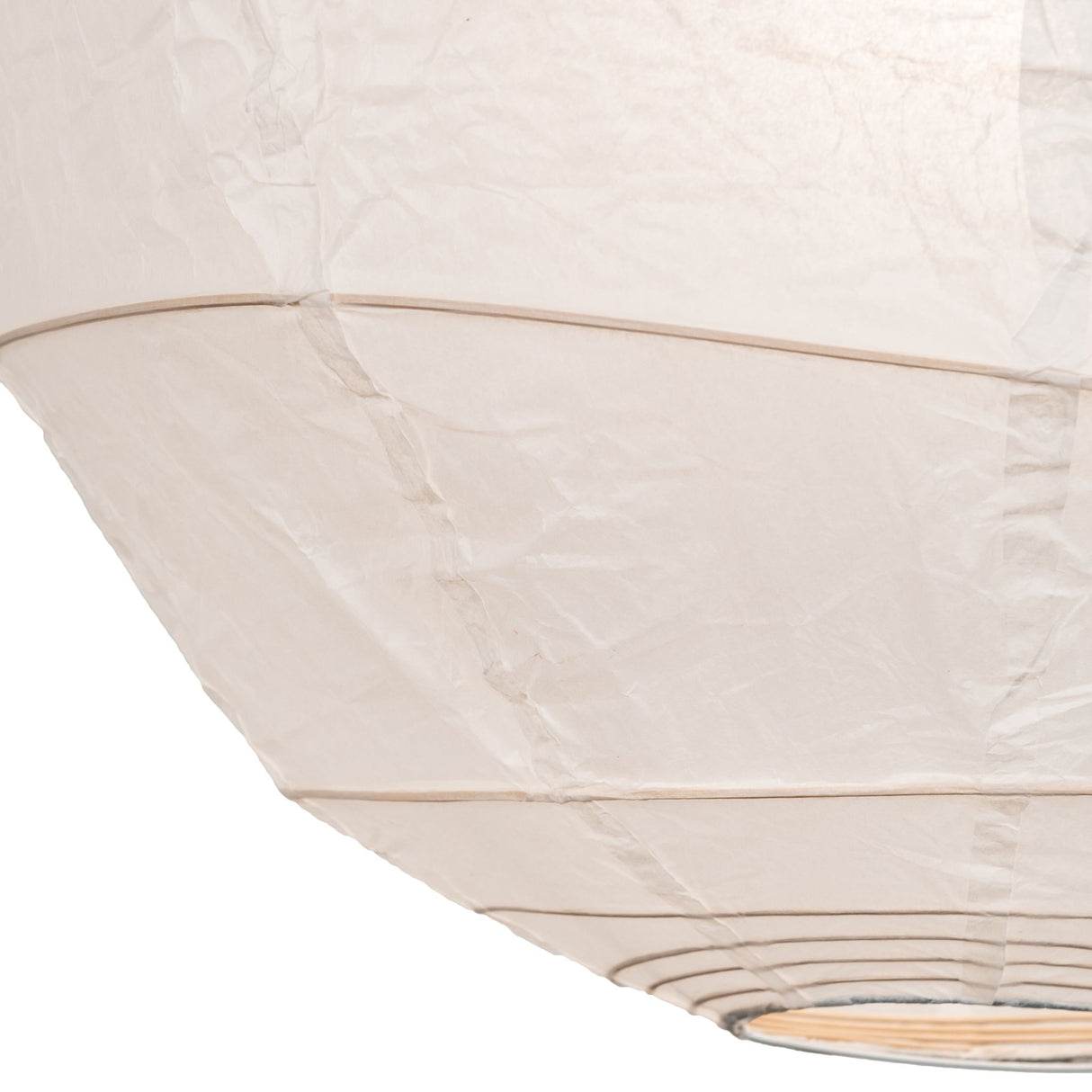 Close-up of paper lantern texture.