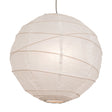 19-inch white paper lantern pendant