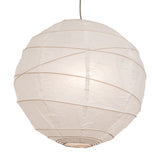 19-inch white paper lantern pendant