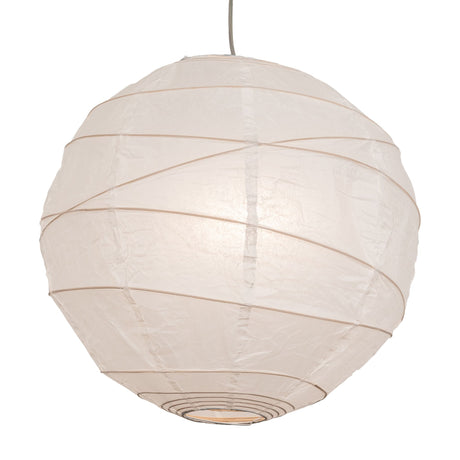 19-inch white paper lantern pendant