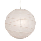 Side view of Papier Lantern pendant.