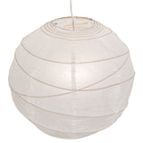 Top opening of Papier Lantern pendant.