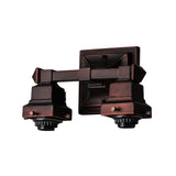 Backplate design of Prairie Wheat Wall Sconce with Mahogany Bronze finish.