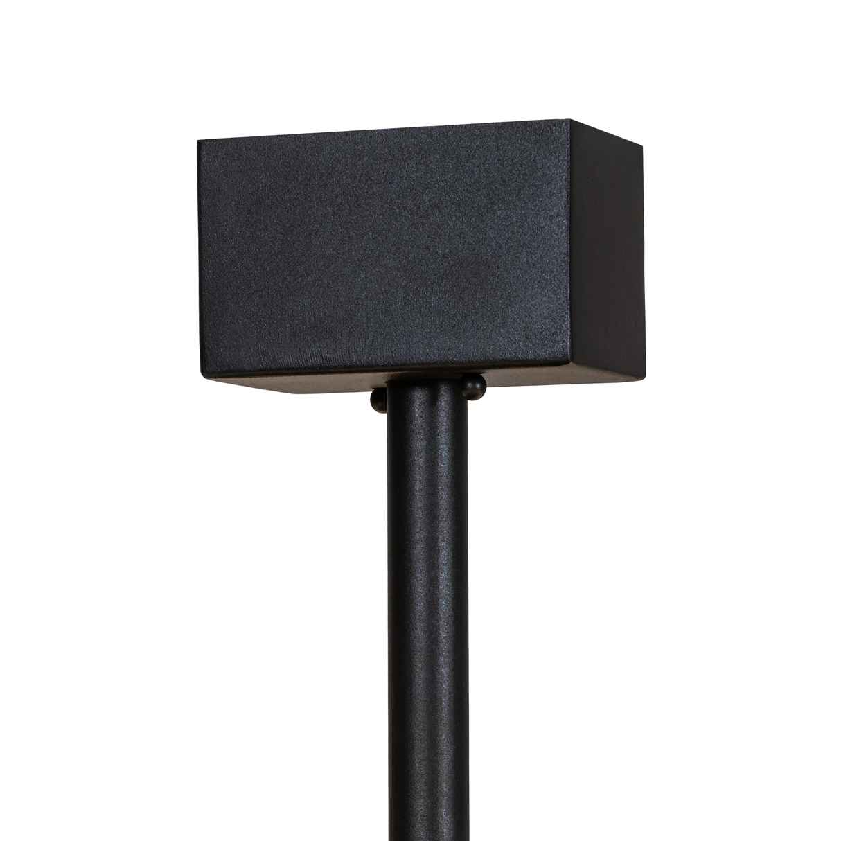 Close-up canopy view of Prime Dome Chandel-Air in black finish.