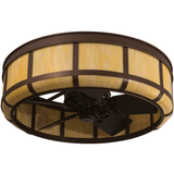 Unlit angled view showing Botticino Idalight diffuser and bronze finish.