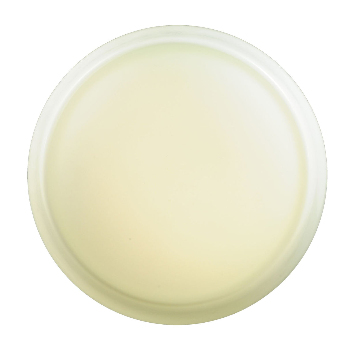 Bottom view of the Traditional Globe Pendant, displaying its classic White Opal Glass design.
