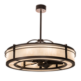 Angled view of Sargent Chandel-Air with softly glowing Idalight diffuser.