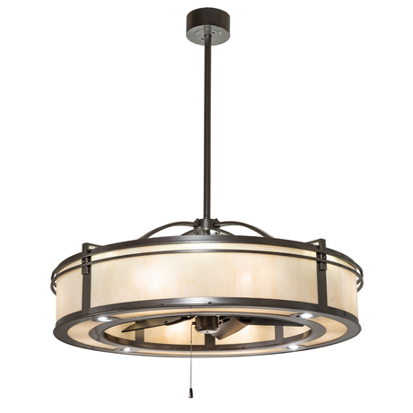 Front lit view of Sargent Chandel-Air with glowing Sahara Taupe Idalight diffuser.