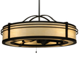 Front view of Sargent Chandel-Air showing fan and light contrast.