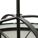 Top rod connection detail of Sargent Chandel-Air showing structural arms.