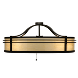 Side angle of Sargent Chandel-Air showing layered bronze frame design.