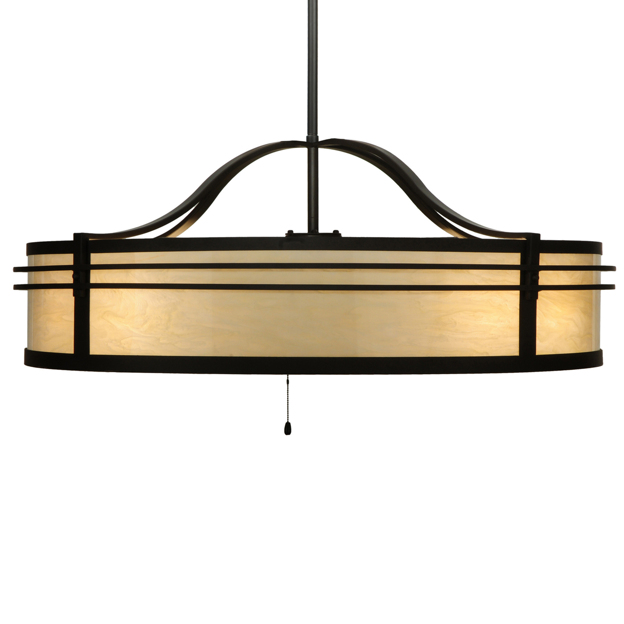 Side profile of Sargent Chandel-Air showing layered bronze frame design.
