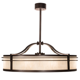 Side view showing Creme Carrare Idalight panels with even glow.