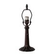 Small leaf lamp base with mahogany bronze finish.