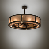 Ambient room view with warm bronze finish and soft illumination.