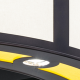 Edge detail showing light glow and bronze frame contrast on diffuser.
