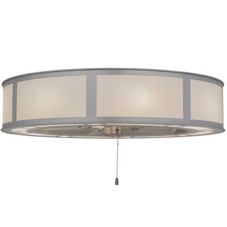 Front view displaying even illumination from layered lighting design.