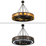 Comparison showing inside light and downlight illumination options.