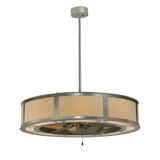 Smythe Craftsman Chandel-Air lit angled view showing downlights.