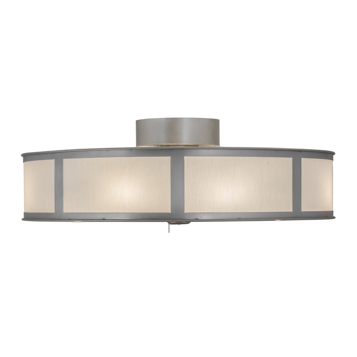 Side lit view showcasing Eggshell Textrene panels and soft ambient glow.