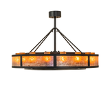 Straight side view of Smythe Craftsman Chandel-Air showing warm illuminated panels.