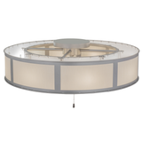 Top angled view showing structure and support arms in Nickel finish.