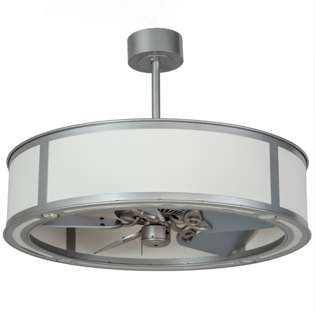 Unlit angled view showcasing clean circular frame and Light Sandstone finish.